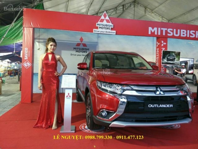 Bán Mitsubishi Outlander 7 chỗ, 807 triệu lăn bánh 904 triệu, trả góp 90% xe, LH Lê Nguyệt: 0911.477.123 - 0988.799.3300