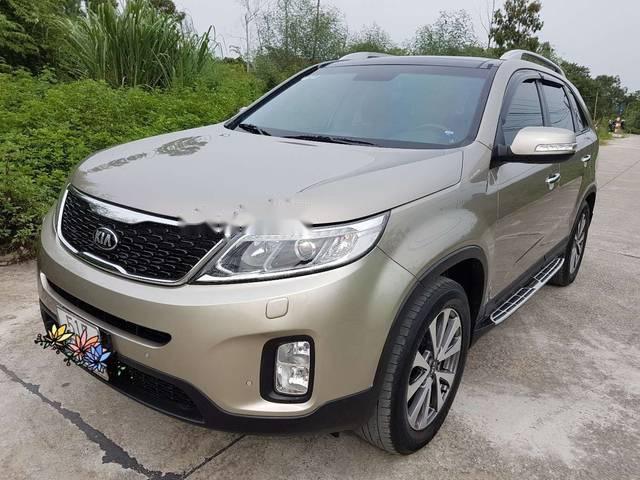 Bán Kia Sorento GATH sản xuất năm 2014, màu vàng số tự động, 740tr