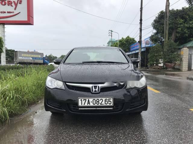 Bán Honda Civic đời 2008, màu đen 