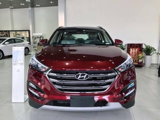 Bán xe Hyundai Tucson 1.6 Turbo đời 2018, màu đỏ, giá tốt