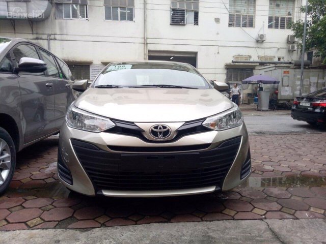 Cần bán Toyota Vios 1.5E MT năm sản xuất 2018, màu nâu vàng