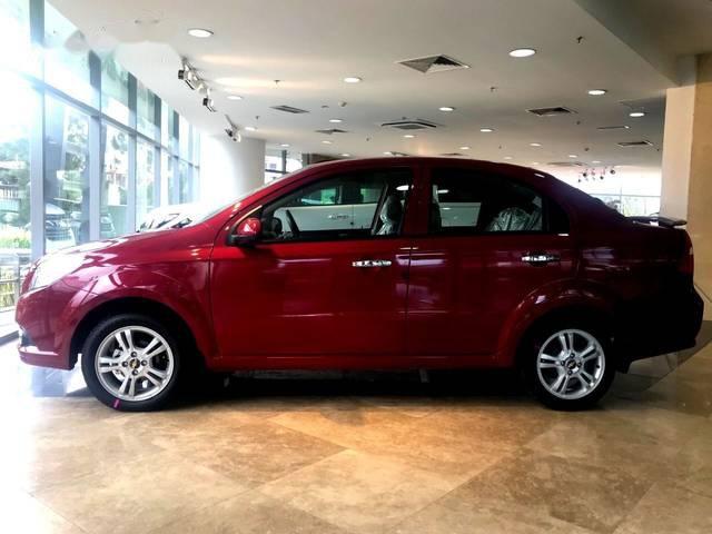 Bán Chevrolet Aveo LT 1.4L MT sản xuất 2018, màu đỏ