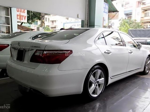 Bán Lexus LS 460L sản xuất 2009, màu trắng, nhập khẩu  