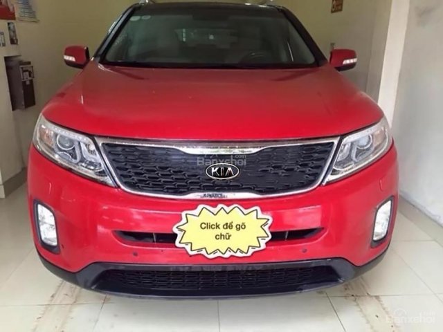 Cần bán gấp Kia Sorento GATH năm sản xuất 2017, màu đỏ, xe như mới, Đk 2017