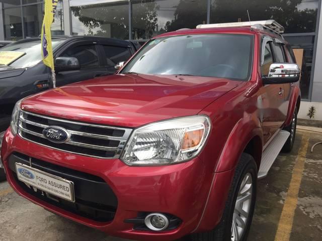 Bán Ford Everest đời 2014, màu đỏ số sàn, giá 670tr