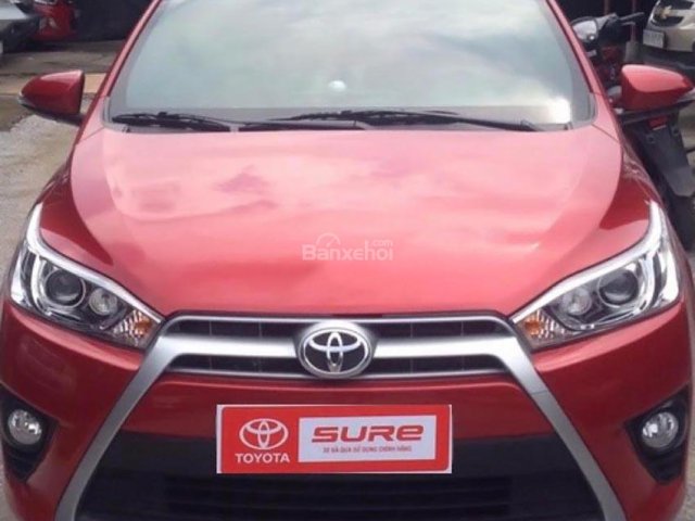 Bán Toyota Yaris 1.5G 2017, màu đỏ, nhập khẩu  