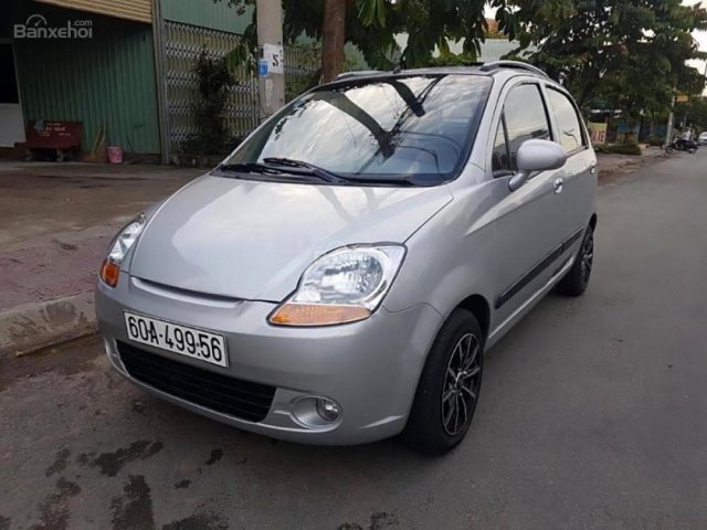 Bán ô tô Chevrolet Spark LT 2009, màu bạc xe gia đình