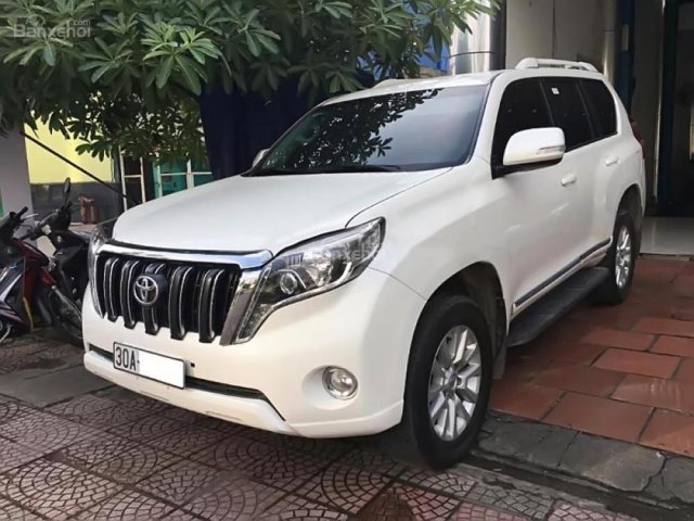 Bán Toyota Prado TXL sản xuất và đăng ký cuối năm 2015, đăng ký 2016, màu trắng, nội thất đen