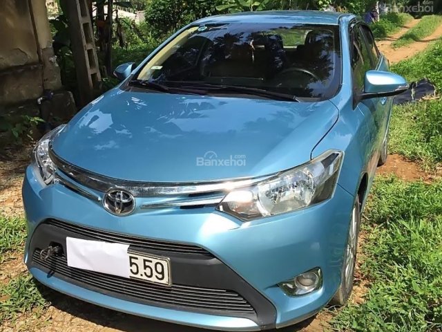 Bán xe Toyota Vios 1.5E năm sản xuất 2014, màu xanh0