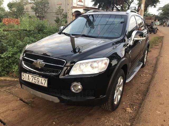 Cần bán lại xe Chevrolet Captiva đời 2009, màu đen