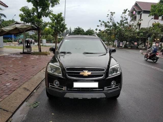 Bán ô tô Chevrolet Captiva LTZ Maxx năm 2009, màu đen 