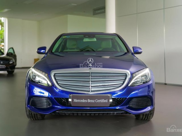 Bán Mercedes C250 2018 xanh, mới 100%, ưu đãi 8% thuế trước bạ