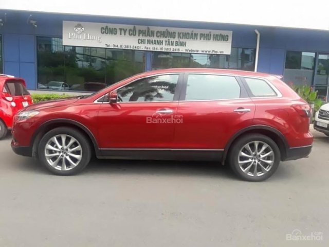 Xe Mazda CX 9 3.7 AT AWD sản xuất 2014, màu đỏ, nhập khẩu nguyên chiếc 