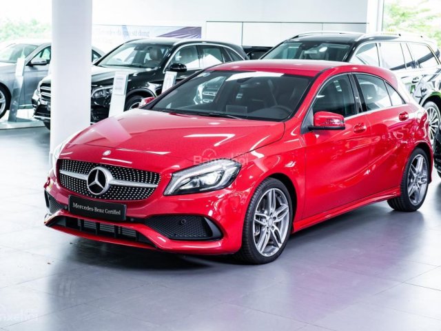 Bán Mercedes A250 cũ AMG 2018, màu đỏ, nhập khẩu chính hãng