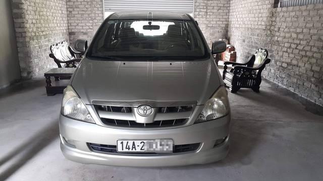 Cần bán Toyota Innova G sản xuất 2007, màu bạc, 350 triệu