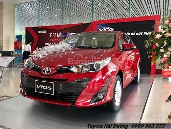 Bán xe Toyota Vios G model 2019 trả góp tại Hải Dương, LH Mr Dũng 0909983555