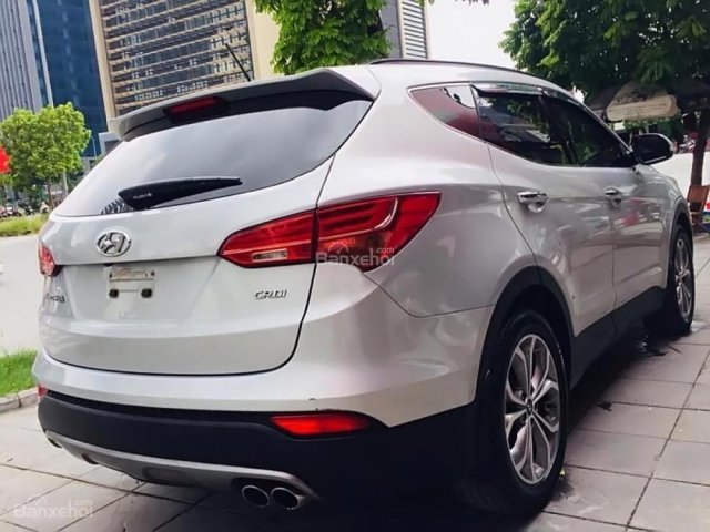 Cần bán lại xe Hyundai Santa Fe 2.2 năm 2014, màu bạc