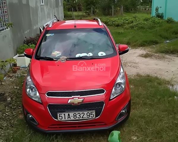 Bán xe Chevrolet Spark đời 2014, màu đỏ 