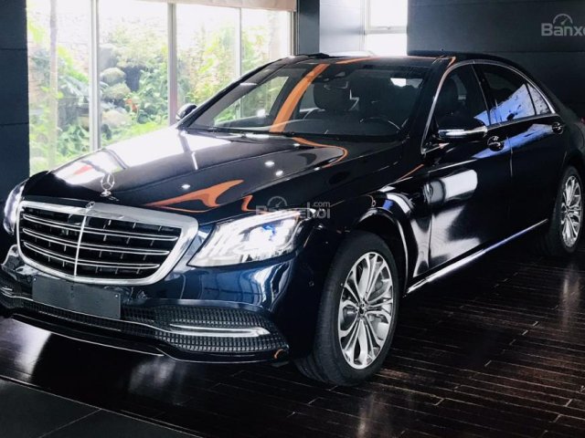 Bán Mercedes S450 Luxury 2018 màu xanh giao ngay, ưu đãi tốt nhất