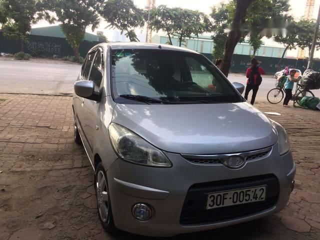 Bán xe Hyundai i10 đời 2008, màu bạc, giá chỉ 135 triệu 