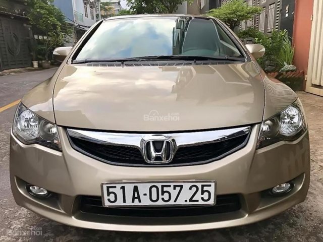 Bán Honda Civic 2.0 AT 2011, màu vàng số tự động, giá chỉ 485 triệu