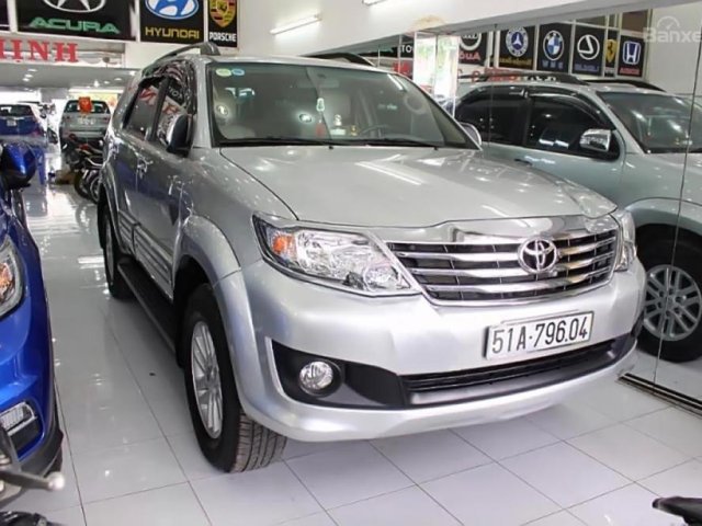 Cần bán lại xe Toyota Fortuner 2.7V 4x2 AT 2014, màu bạc số tự động, 785 triệu