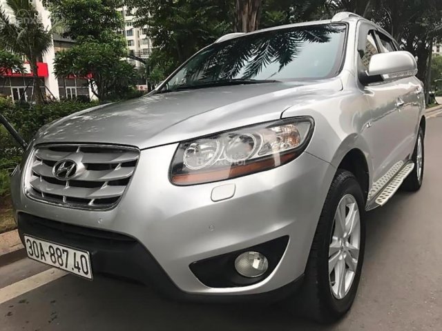 Bán Hyundai Santa Fe SLX đời 2009, màu bạc, nhập khẩu 