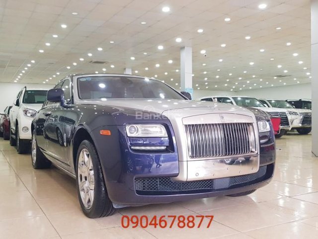 Cần bán Rolls-Royce Ghost 6.6L V12 màu xanh đăng ký lần đầu năm 2012