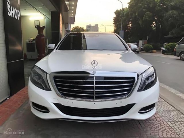 Bán Mercedes S500 sản xuất năm 2015, màu trắng, siêu lướt