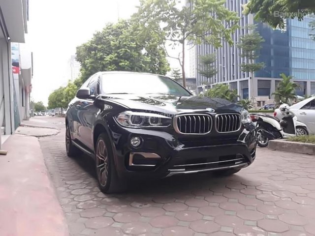 Bán BMW X6 xDriver35i 2015, màu đen, xe nhập 