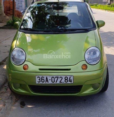 Cần bán gấp Daewoo Matiz SE năm 2008, màu xanh lục  