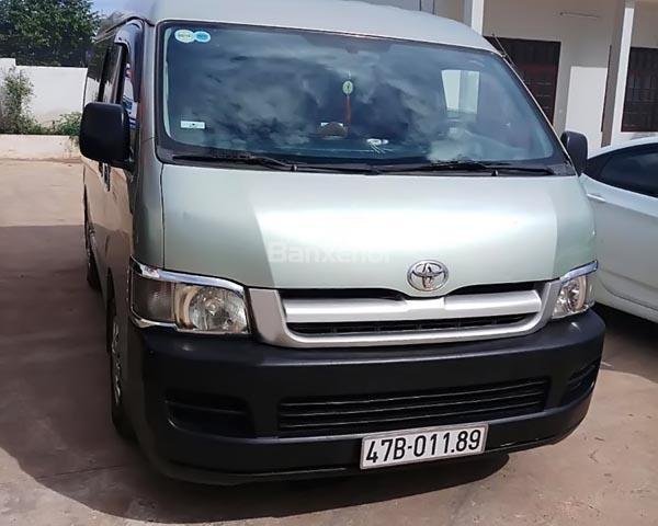 Bán Toyota Hiace 2.5 đời 2007, màu xanh lam, giá tốt