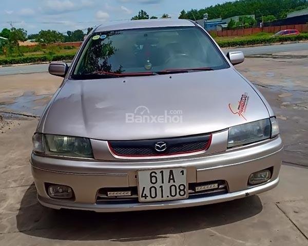 Bán Mazda 323 đời 1999, màu bạc, xe gia đình sử dụng