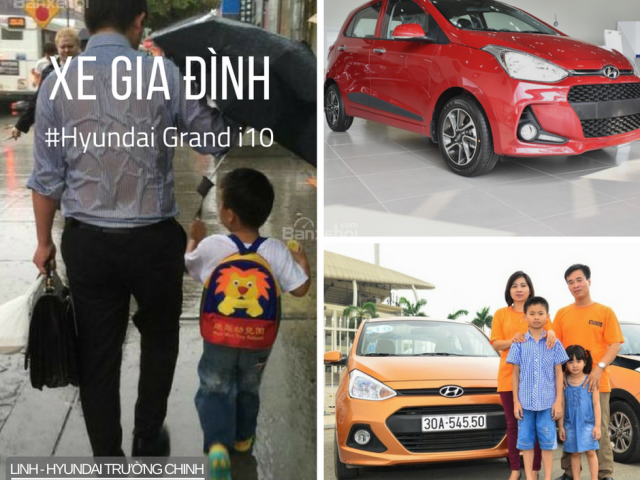 Bán Grand i10 - xe tiện nghi cho gia đình Việt, giá rẻ, trả góp chỉ từ 136tr