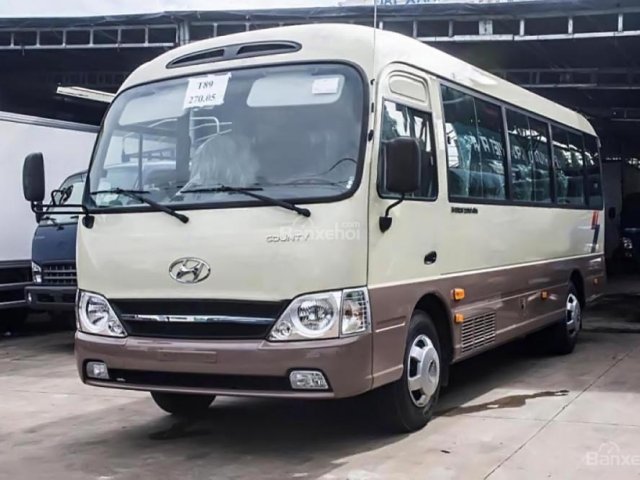 Bán Hyundai County sản xuất 2017, màu kem (be)