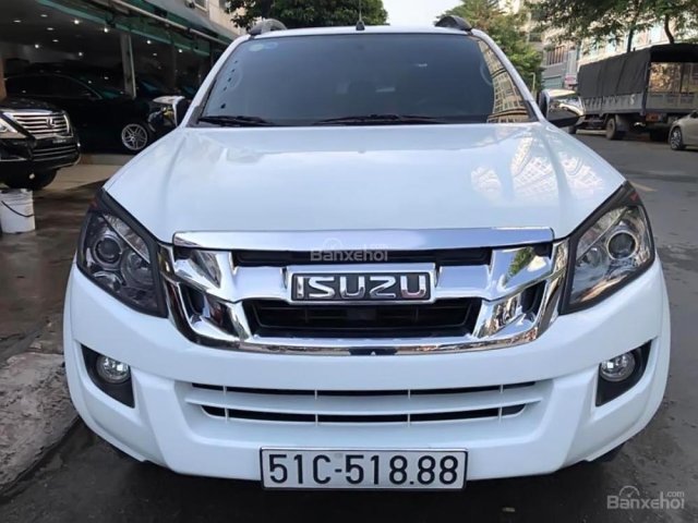 Bán ô tô Isuzu Dmax LS 2.5 4x2 AT đời 2015, màu trắng, xe nhập  