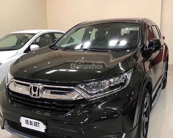 Bán Honda CR V L đời 2018, màu đen, nhập khẩu