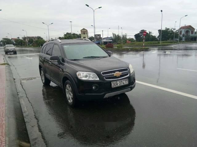 Bán xe Chevrolet Captiva LTZ đời 2008, màu đen, giá chỉ 285 triệu