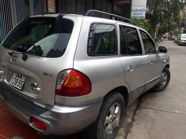 Bán xe Hyundai Santa Fe Gold năm sản xuất 2004, màu bạc