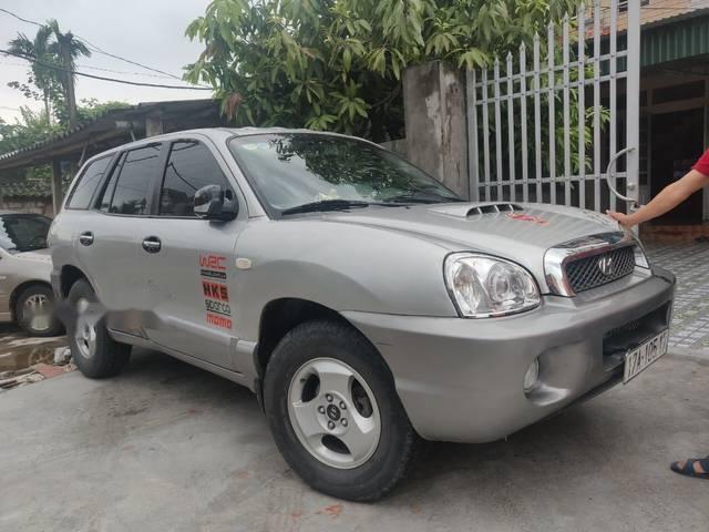 Cần bán lại xe Hyundai Santa Fe đời 2002, màu xám, giá tốt