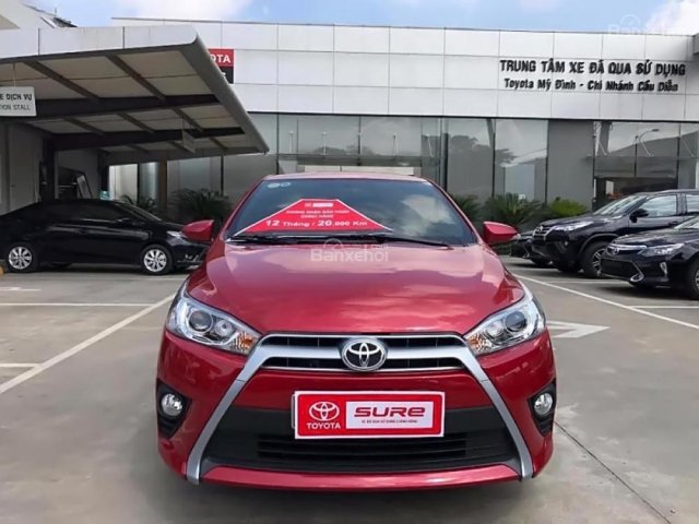 Bán Toyota Yaris 1.5G sản xuất 2017, màu đỏ, nhập khẩu nguyên chiếc số tự động