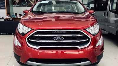 Ford EcoSport 2018, màu đỏ, KM, BHTV, bậc lên xuống, camera hành trình, dán film, sàn da, LH 096.147.1536 em Hòa