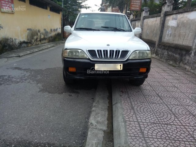 Bán ô tô Ssangyong Musso 2005, màu trắng