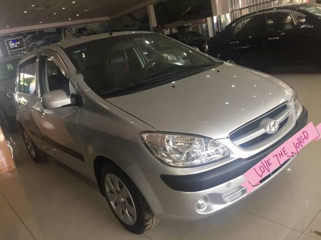 Bán xe Hyundai Getz năm sản xuất 2008, màu bạc  