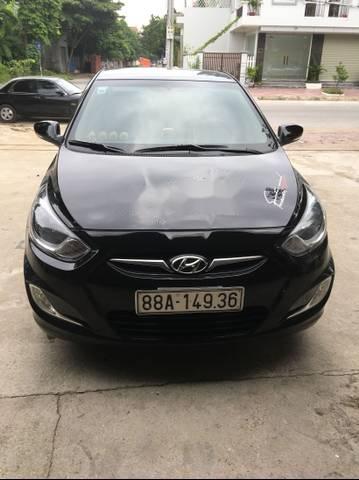 Cần bán xe Hyundai Accent đời 2012, màu đen