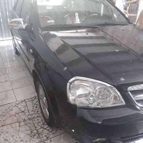 Cần bán lại xe Chevrolet Lacetti sản xuất 2008, màu đen, giá chỉ 187 triệu