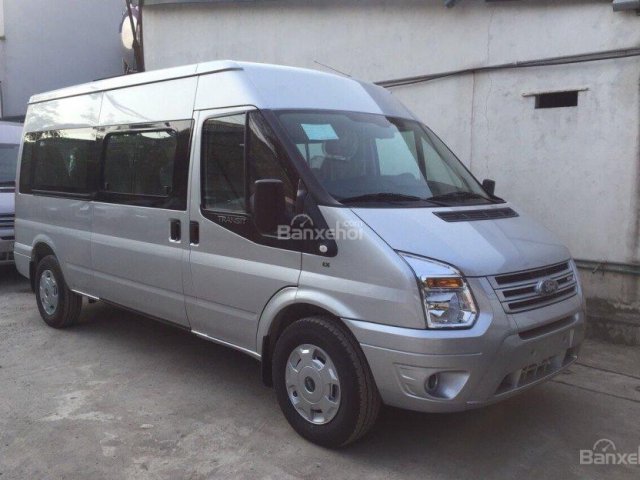 Bán Ford Transit phiên bản tiêu chuẩn, màu bạc, giá cực tốt hỗ trợ trả góp tại Lào Cai, LH 0941921742