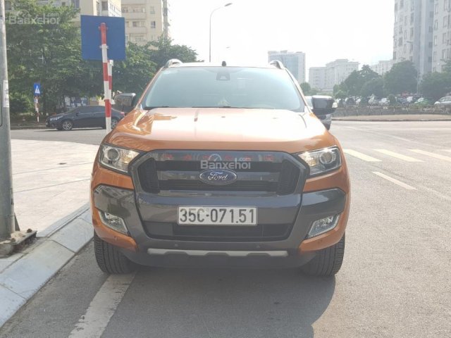 Bán Ford Ranger 3.2L Wildtrak 4x4 AT đời 2016, màu cam, nhập khẩu nguyên chiếc, 820 triệu