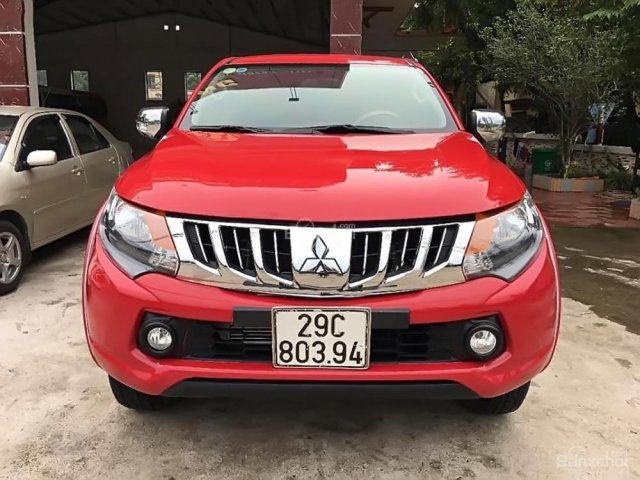 Cần bán lại xe Mitsubishi Triton 2.5 năm 2016, màu đỏ, xe nhập