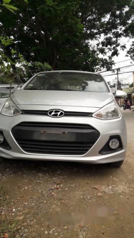 Cần bán lại xe Hyundai Grand i10 sản xuất năm 2014, màu bạc giá cạnh tranh